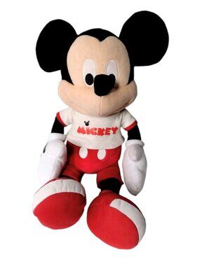 Vintage Disney 1984 Just Play Mickey Mouse Stuffed Plush Animal 22"